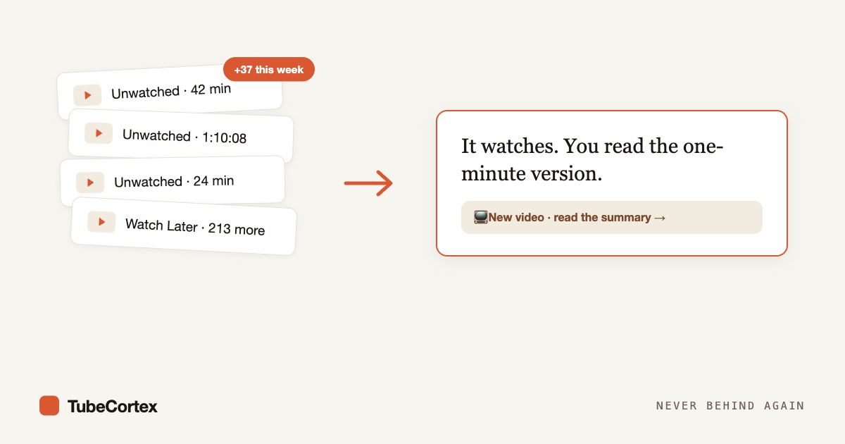 How to Keep Up With Every YouTube Channel You Follow (Without the Backlog)